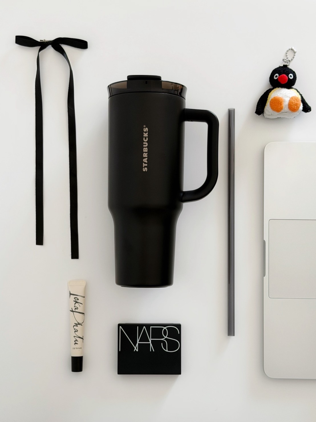 STARBUCKS 星巴克 鎏金系列 吸管 保溫杯 消光黑 1120ML