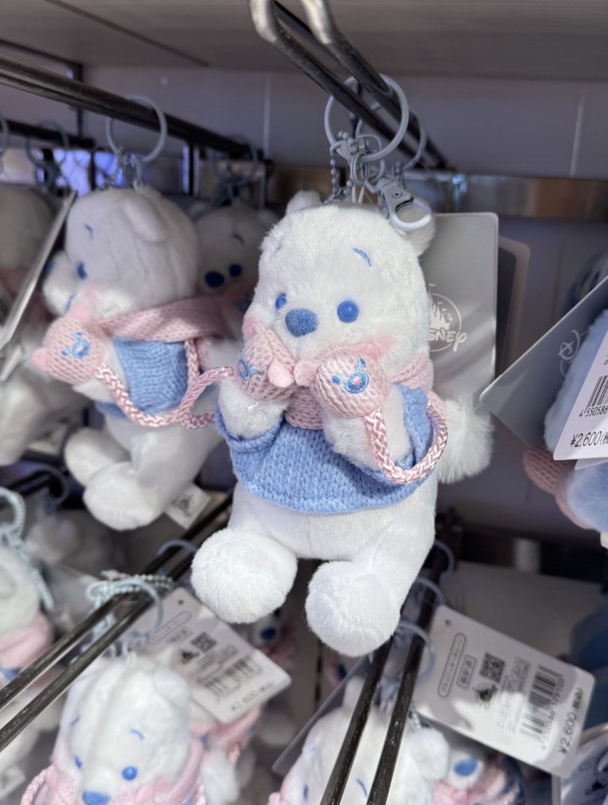 JP迪士尼Disney Winter Shiny Color 冬日閃亮鑰匙圈