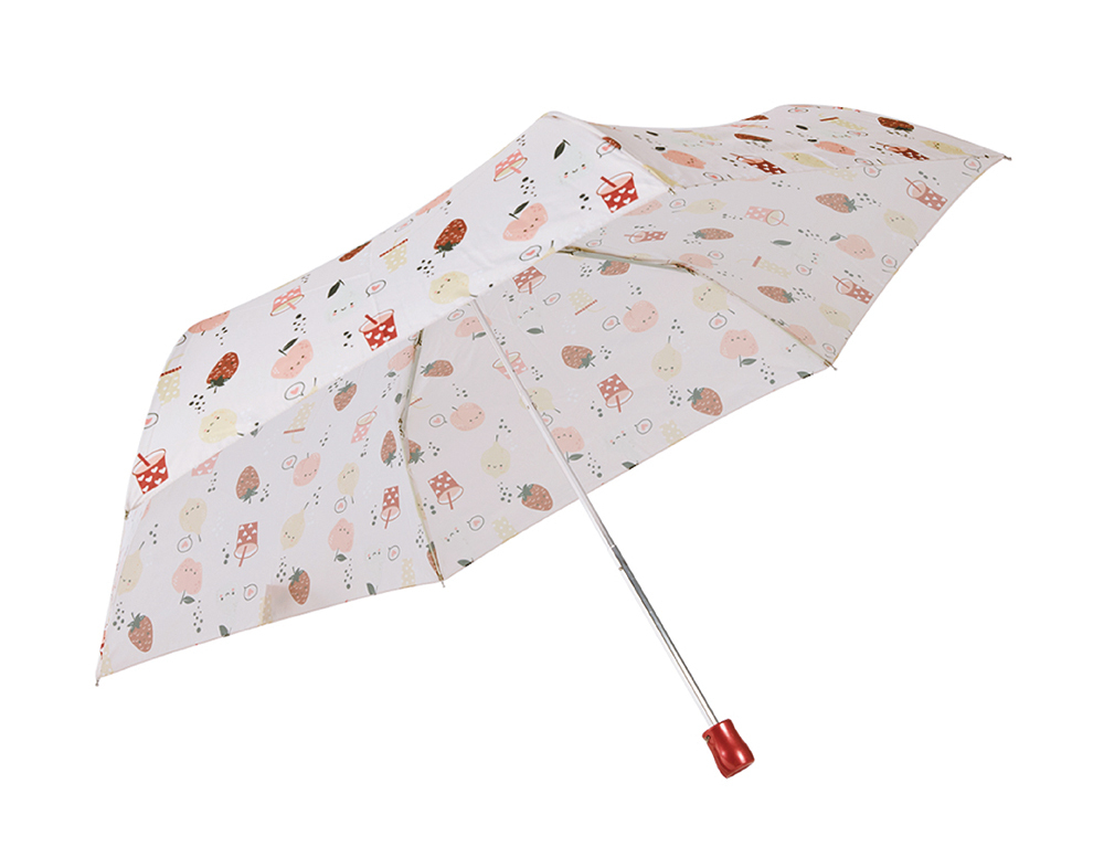 RAINSTORY莓好時光抗UV手開輕細口紅傘