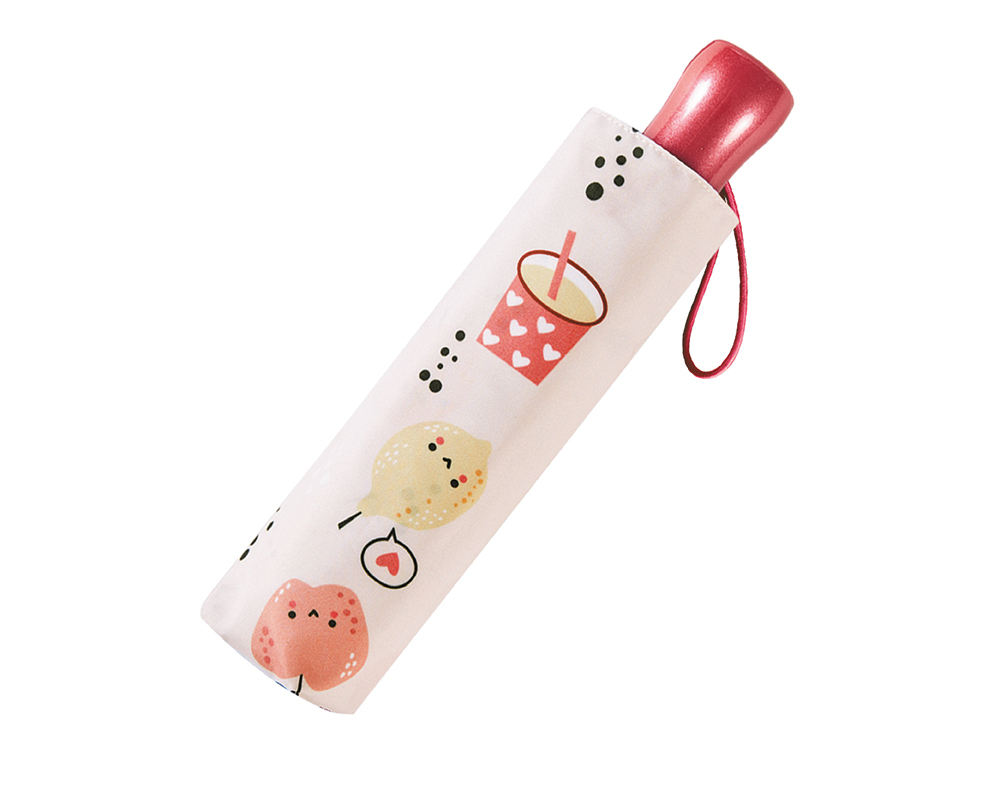 RAINSTORY莓好時光抗UV手開輕細口紅傘