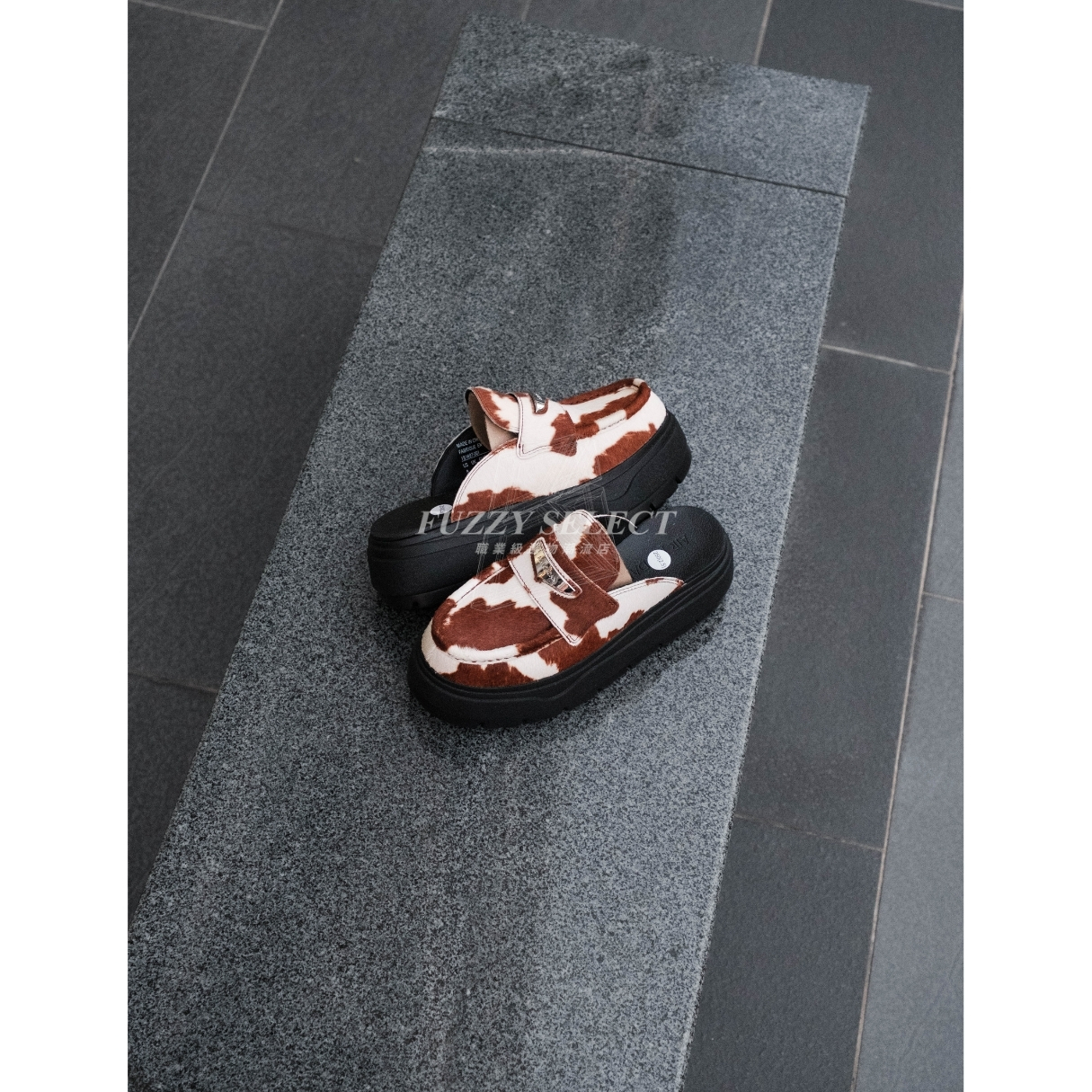 【逢甲 FUZZY】W Air Jordan Mule "Cow Print" 厚底 銀牌 乳牛 IB1497-001