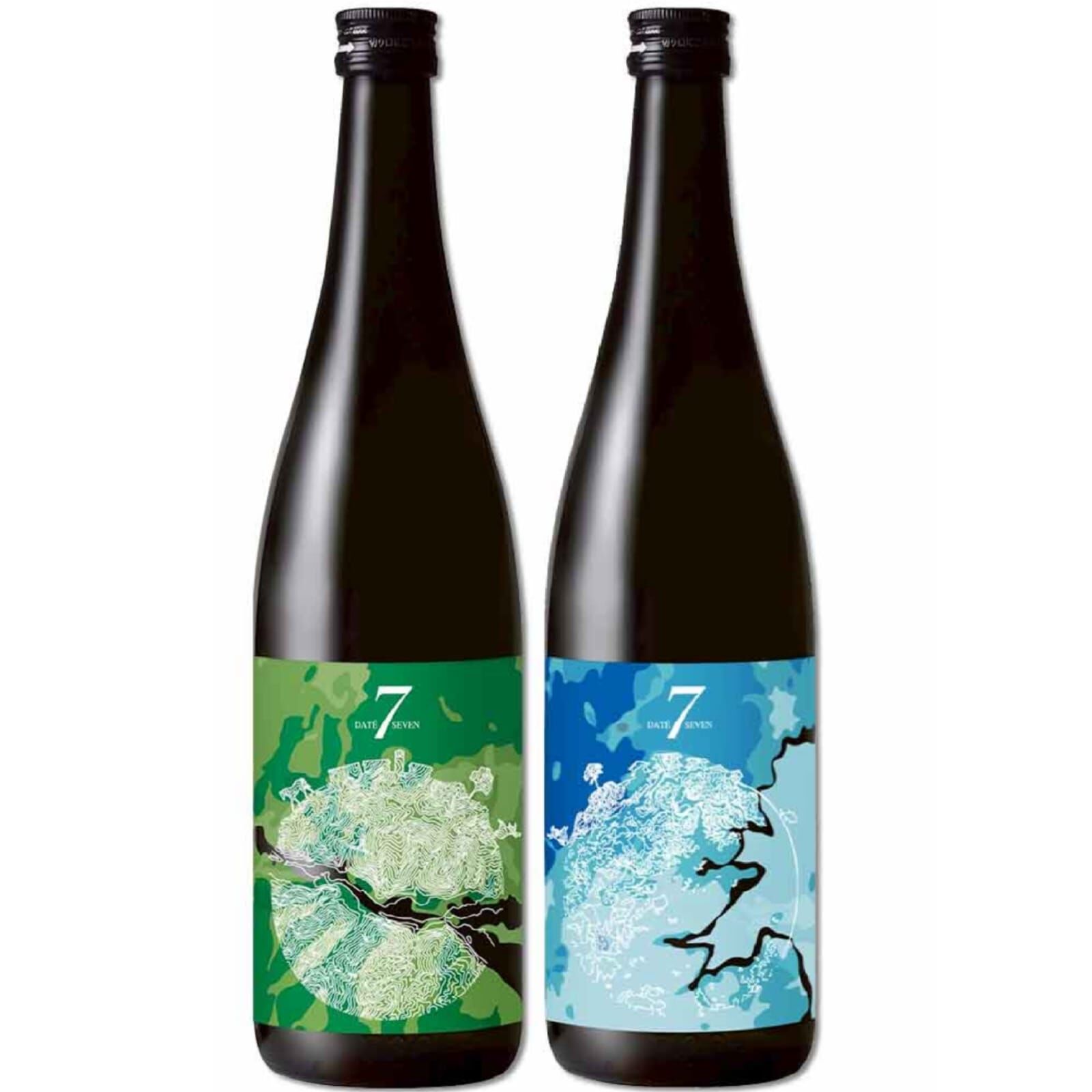 DATE SEVEN Season II 伯楽星&浦霞 Style" (Set of 2,720ml)