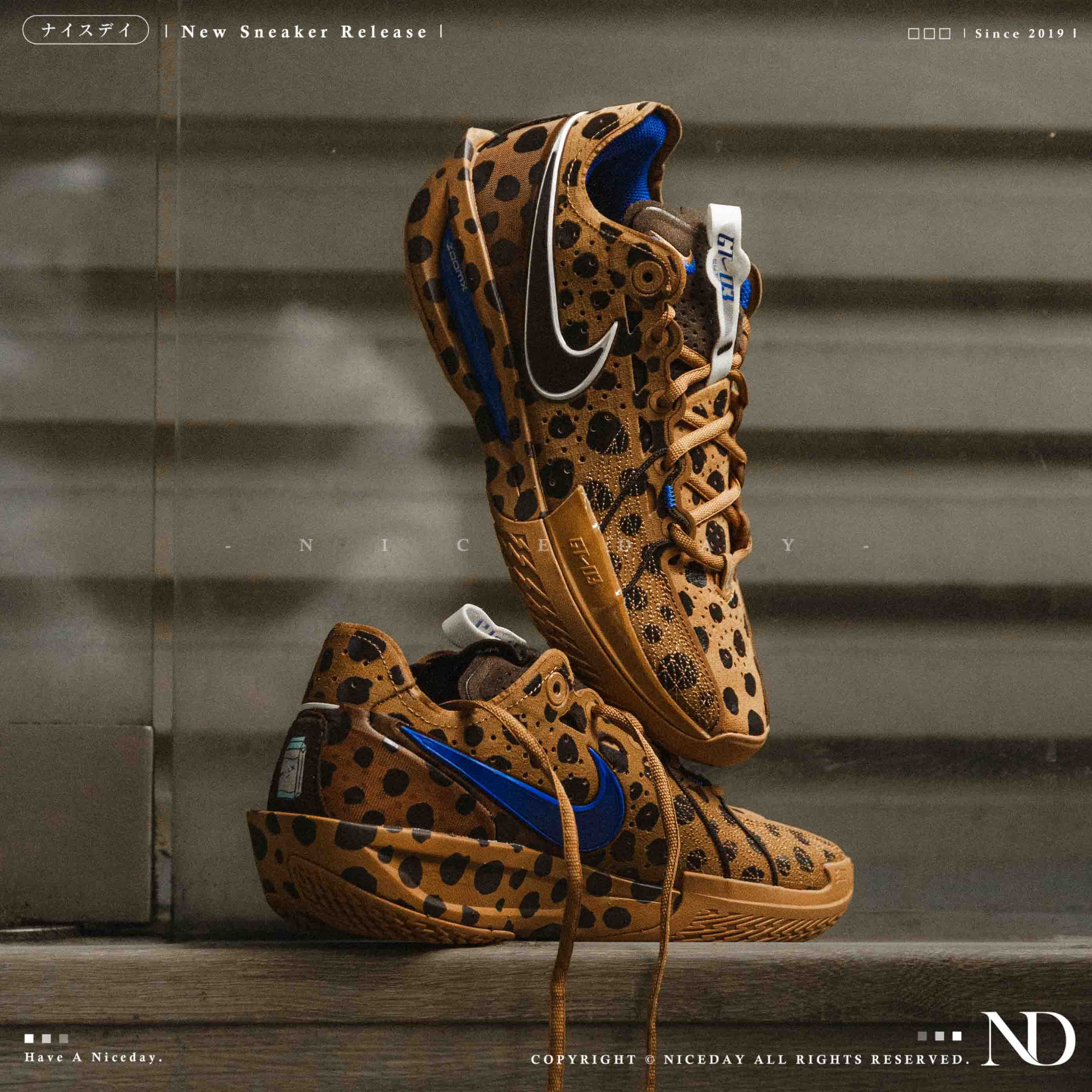 NICEDAY 代購 Jordan Poole x Nike Air Zoom GT Cut 3 餅乾 牛奶 斑紋 實戰 籃球鞋 聯名 IO6963-200