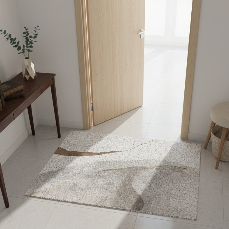 日系極簡風格除塵地墊