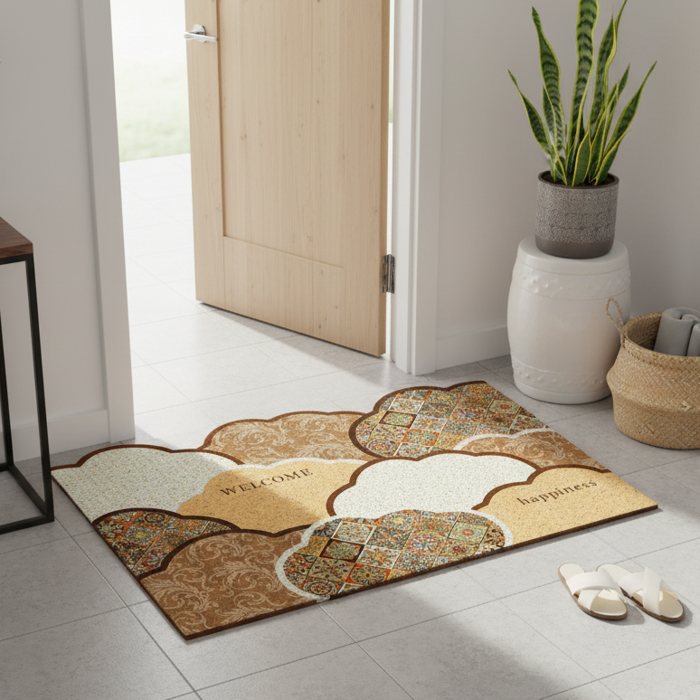 墨香雲朵進門除塵地墊(福利品)