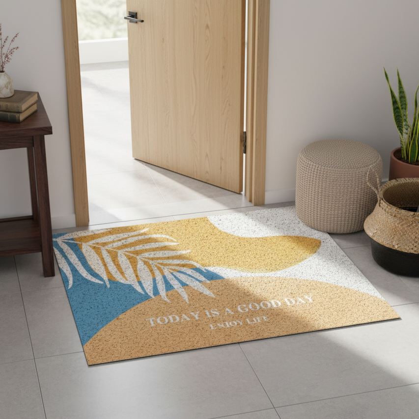 悠逸風情進門除塵地墊