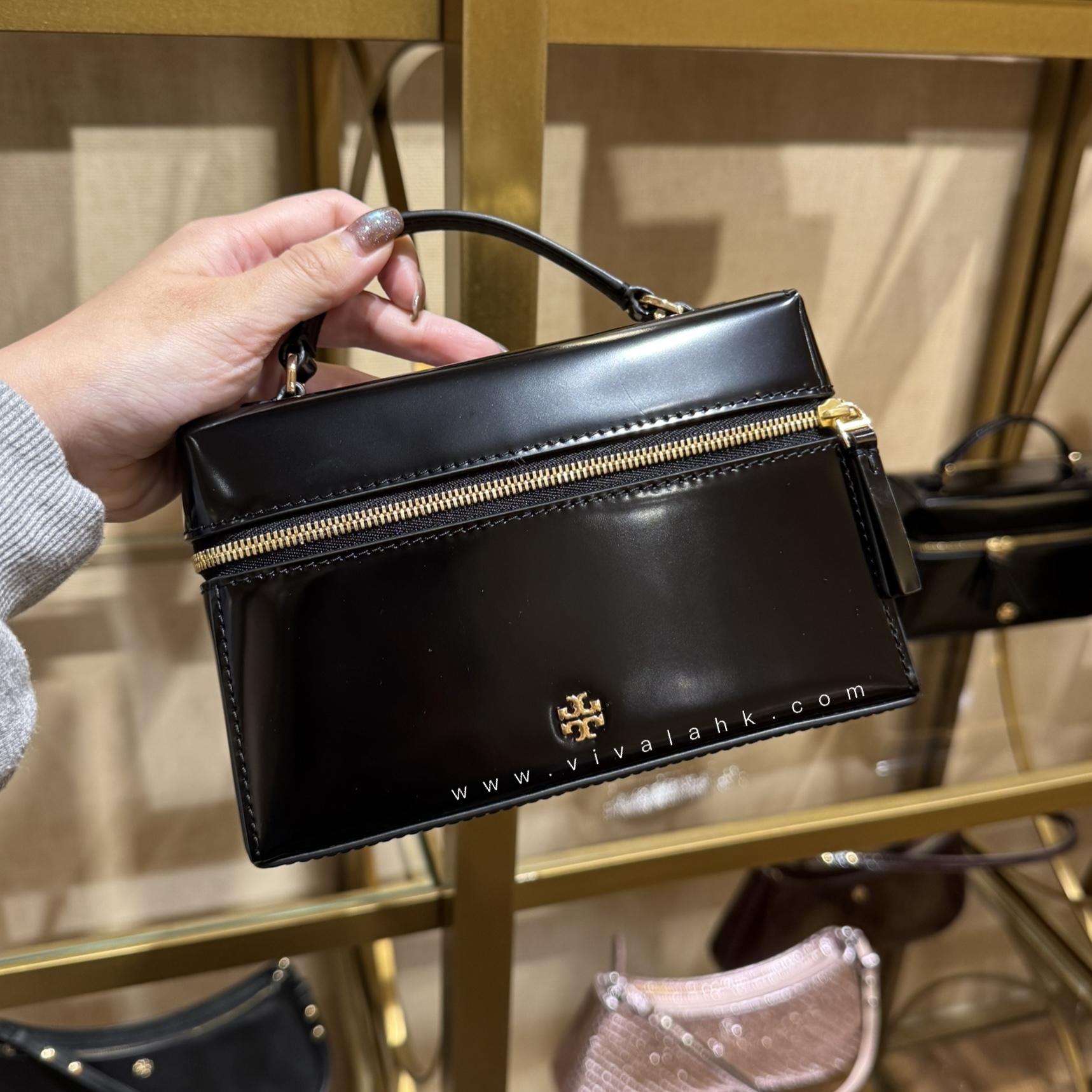 Tory Burch - Emerson 手提+斜孭多用盒子袋 (滑皮) (176971)