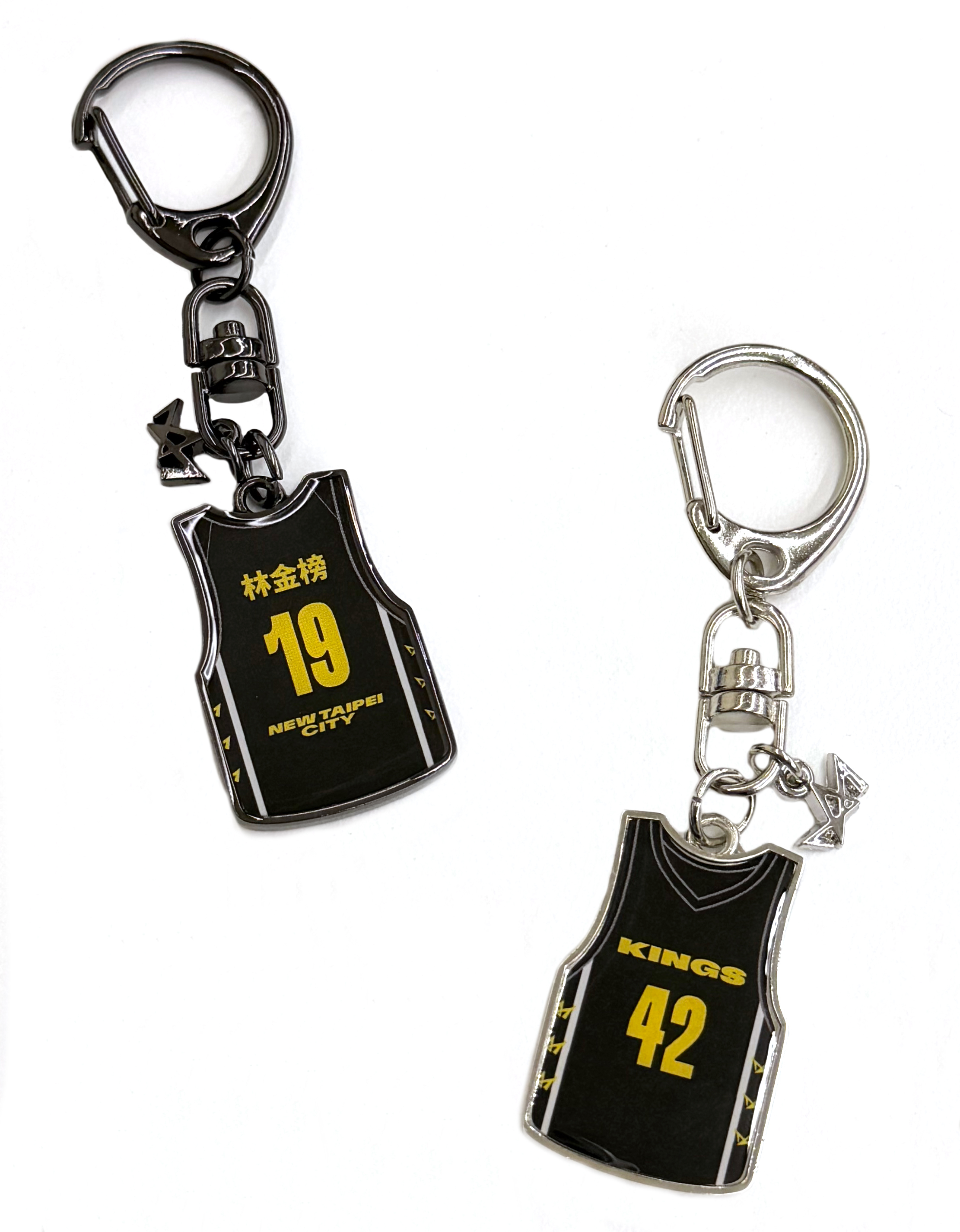 25-26國王尊爵黑球衣鑰匙圈｜扭蛋