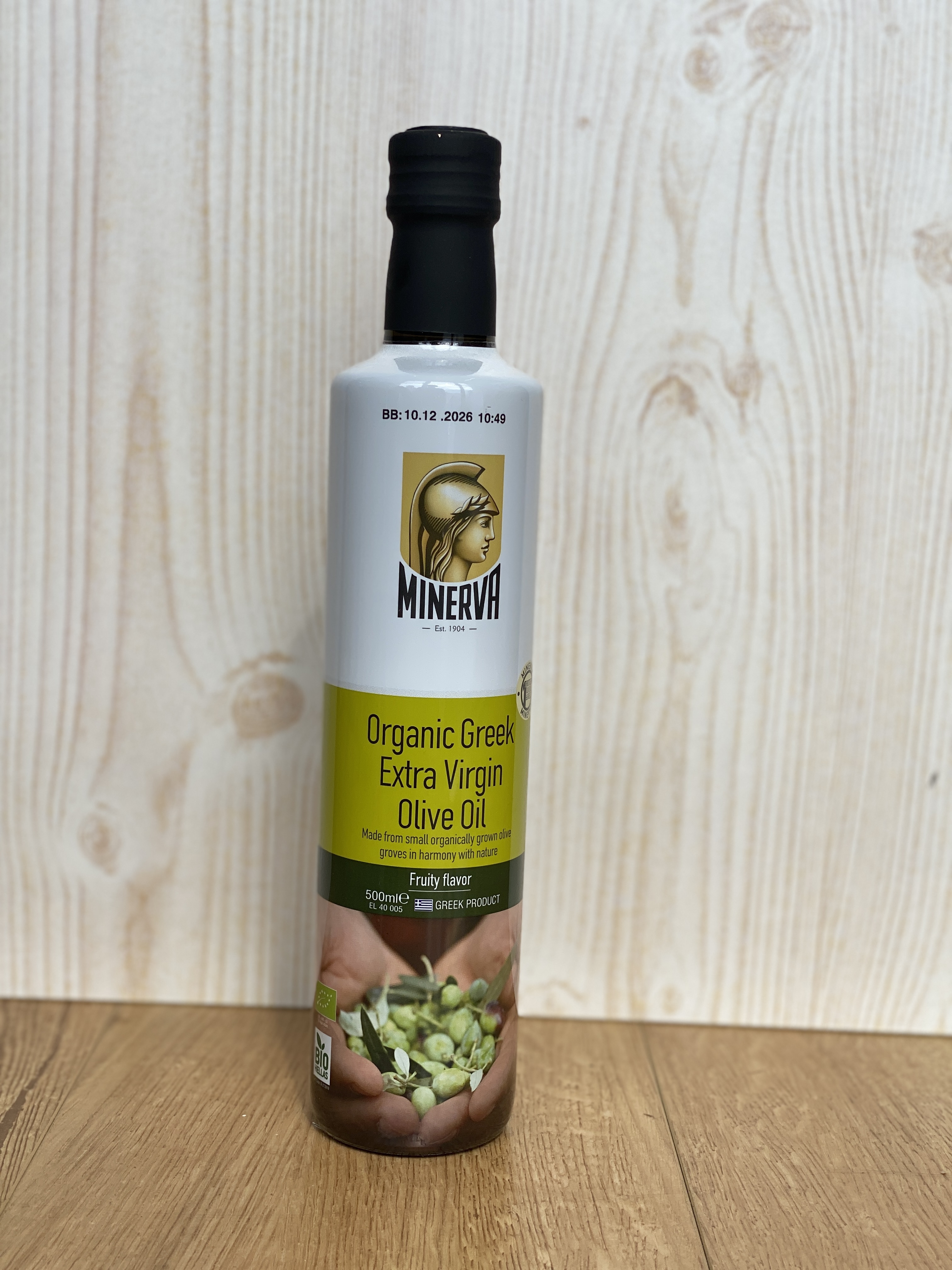 Minerva organic greek extra virgin olive oil 500ml (best before 10 Dec 2026)