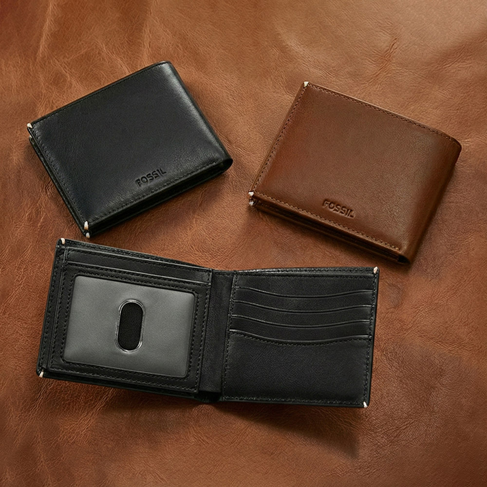 Westover 真皮翻轉證件格皮夾 (兩色可選)