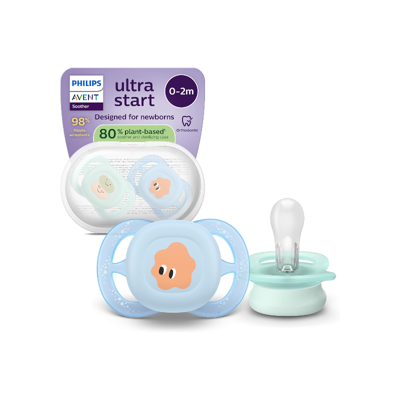 Philips Avent Ultra Start 初生安撫奶嘴 0-2m (2件裝)