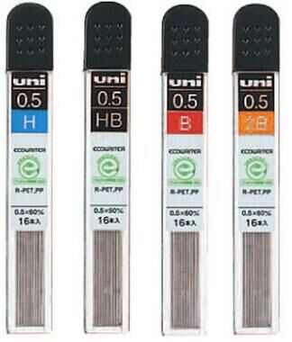 可回收材質製成 自動鉛筆芯 0.5｜UNI 三菱 日本