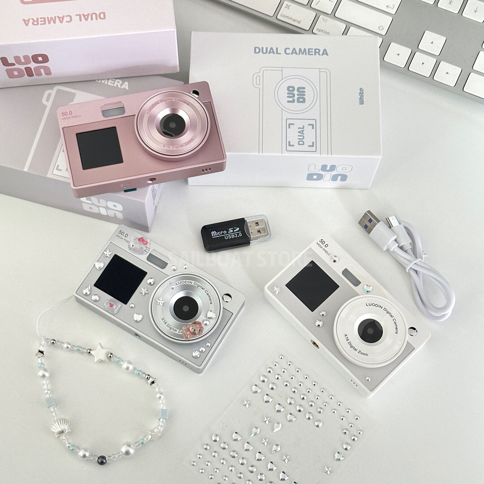 🇰🇷韓國 LUODIN Y2K 復古雙螢幕數位相機 錄影相機