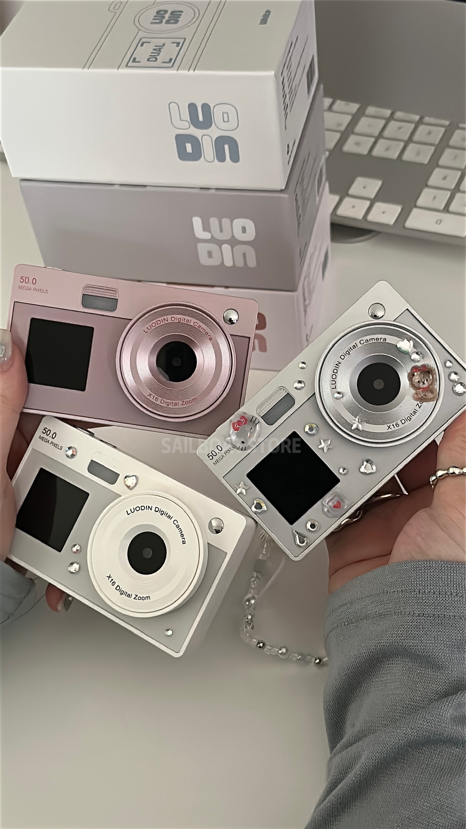 🇰🇷韓國 LUODIN Y2K 復古雙螢幕數位相機 錄影相機