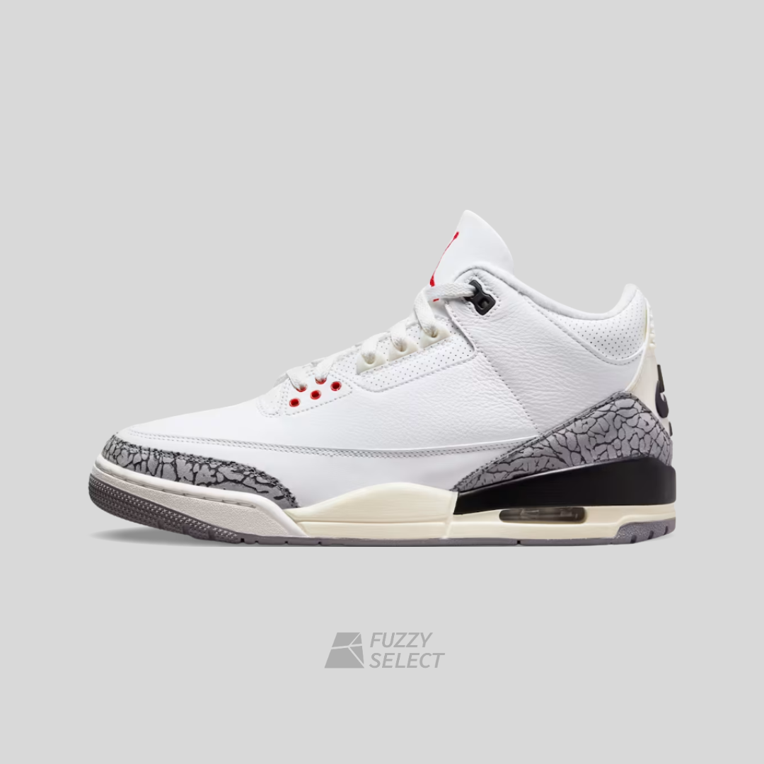 【逢甲 FUZZY】Air Jordan 3 "White Cement" 白水泥 爆裂紋 DN3707-100