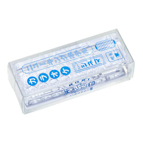 HITOTOKI 透明印章 單個 長型 霓虹招牌｜KING JIM 日本