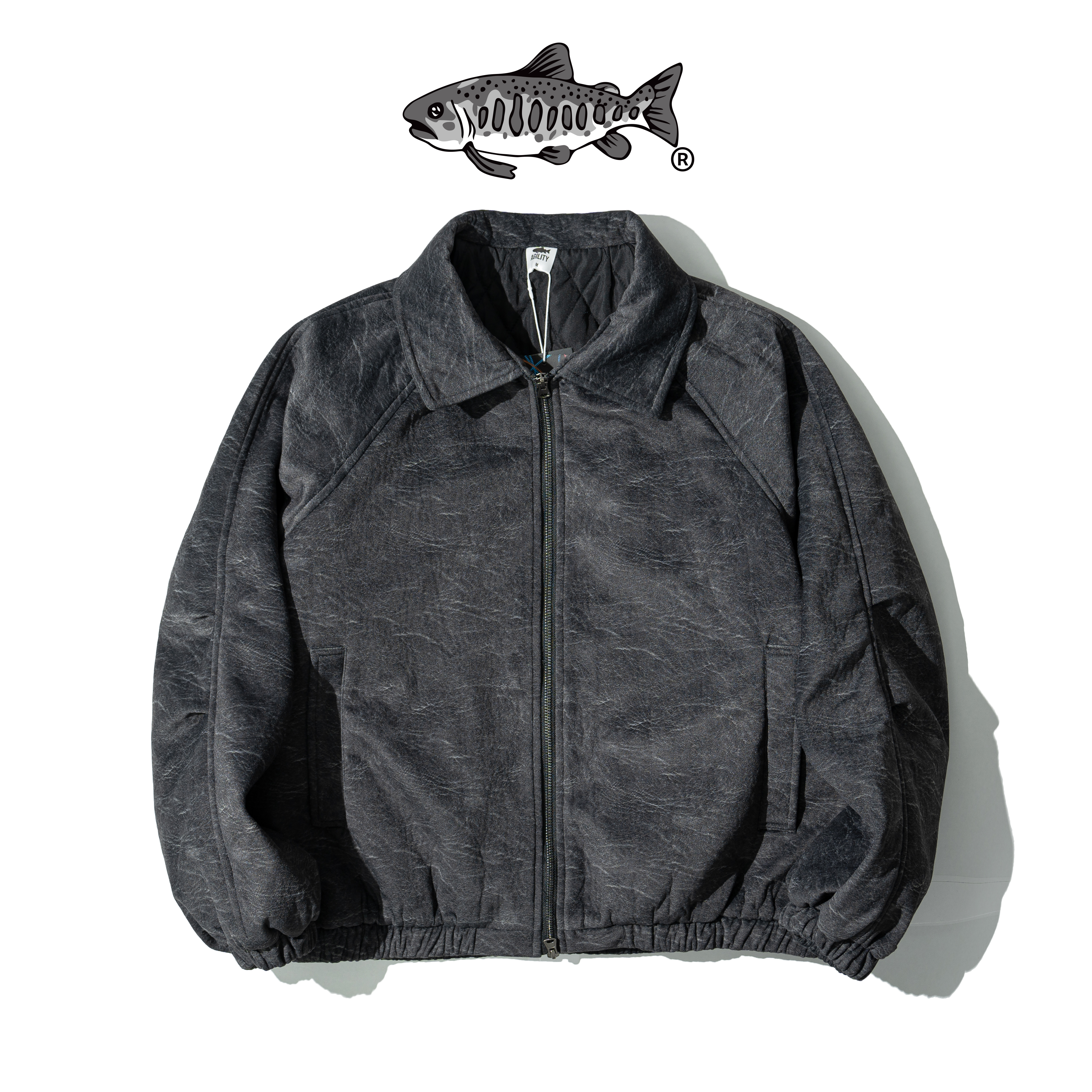 AGILITY Woolen Padded Zip Jacket 毛呢 鋪棉外套 [AJ58]