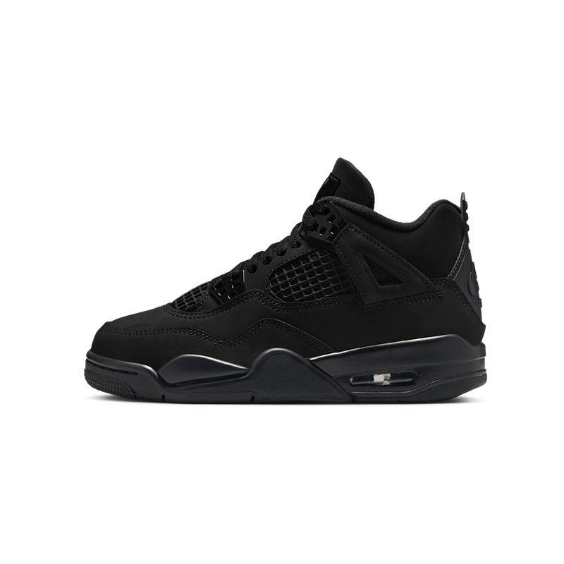 Air Jordan 4 Retro "Black Cat" GS 2025 黑貓 黑 大童 女鞋 IB4171-010 [台灣現貨]