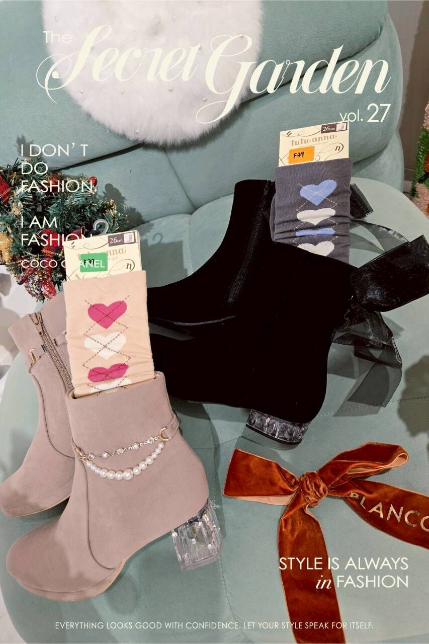 🎄日貨✨️學院風愛心襪