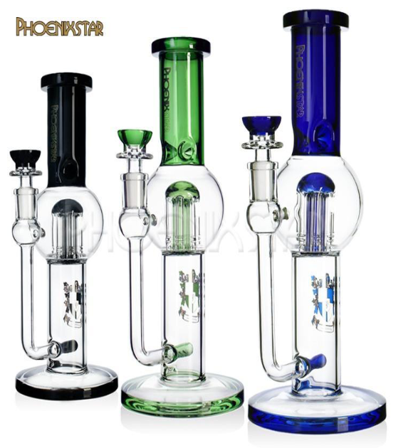 🇺🇸Phoenix Star - HF212 玻璃水煙壺 (27 CM)