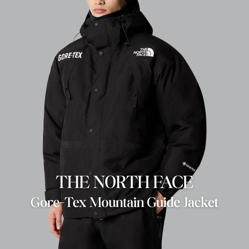【代購】THE NORTH FACE GORE-TEX「黑武士」純黑羽絨服｜男款 防風防水 × 高機能保暖
