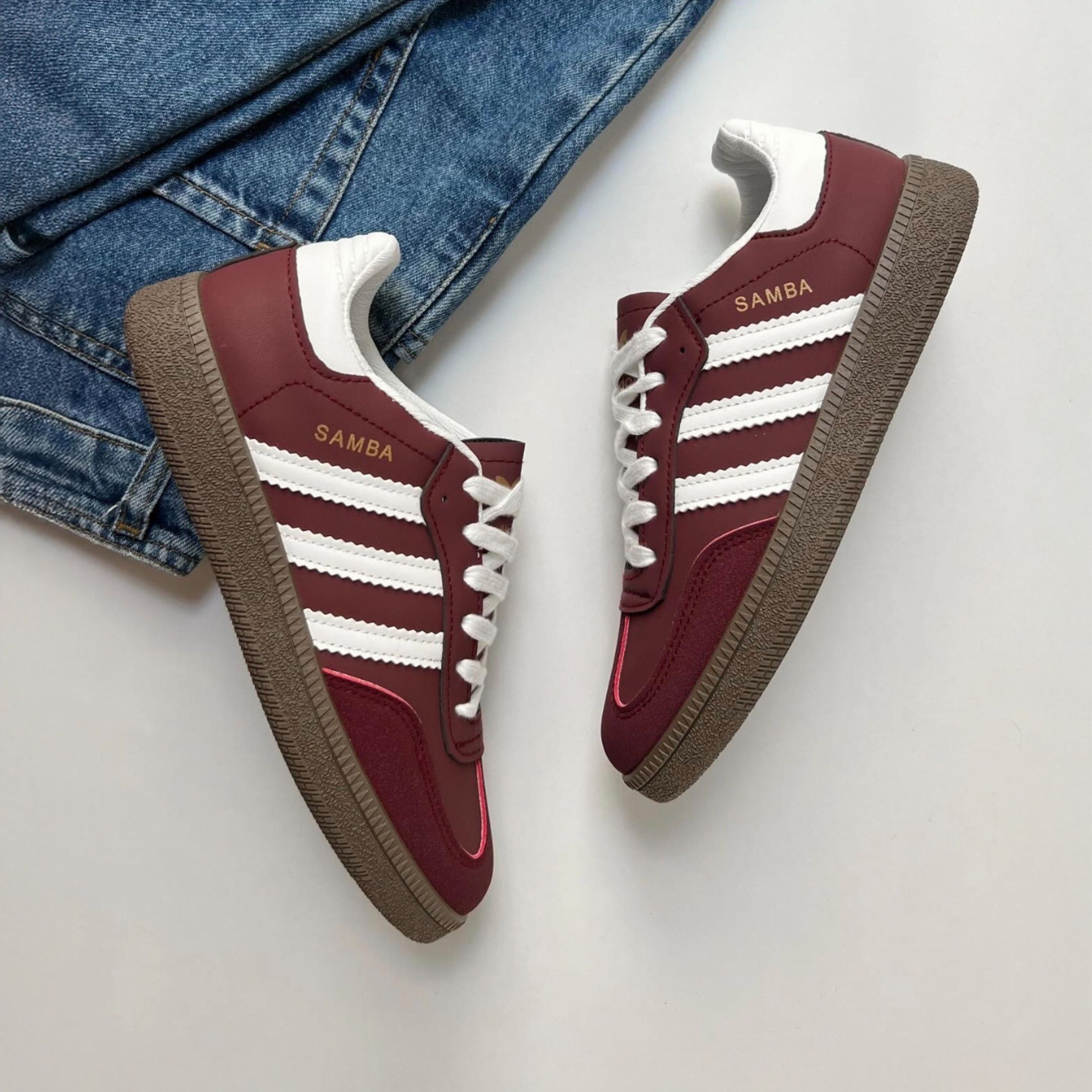 NICEDAY 代購 Adidas Samba XLG 特殊 厚底款 酒紅 深紅色 紅白 白紅 紅酒 JR0925