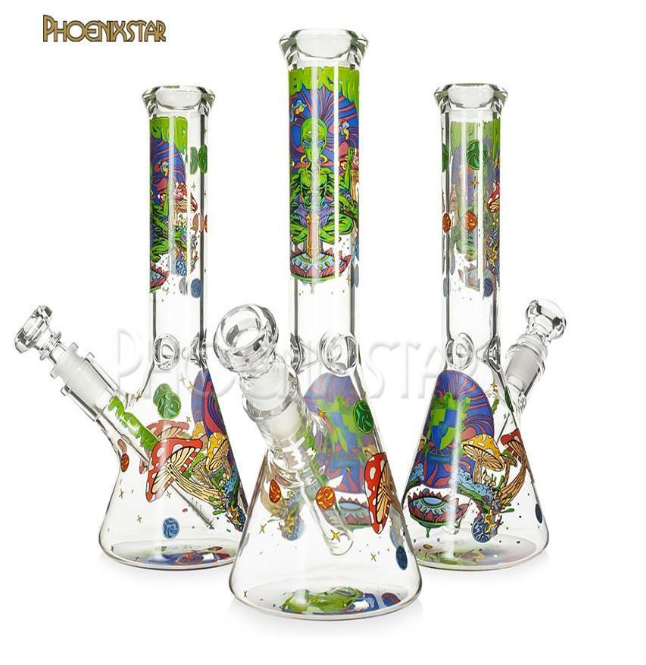 🇺🇸Phoenix Star - HF111 外星人蘑菇玻璃水煙壺（24.5 CM）