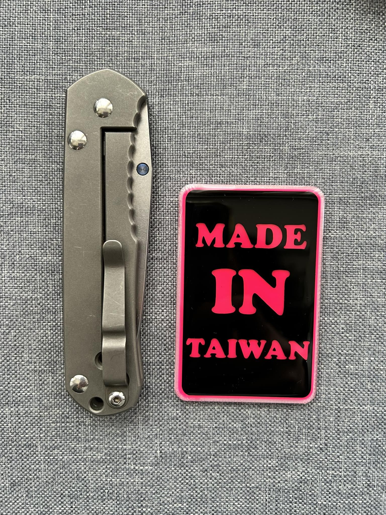 Made in Taiwan 臂章