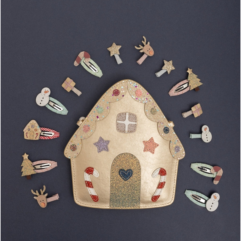 【樂森藥局】🎄聖誕節限量款🎄 英國 Mimi & Lula 髮夾 Xmas 髮束 滴答夾