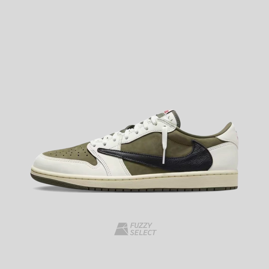 【逢甲 FUZZY】Travis Scott x Air Jordan 1 Low OG "Medium Olive" 反轉 橄欖綠 DM7866-200