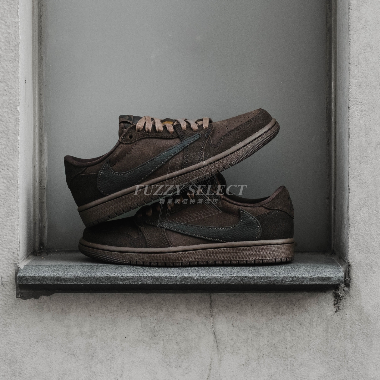 【逢甲FUZZY】Travis Scott x Air Jordan 1 Low OG "Velvet Brown" 深摩卡 DM7866-202