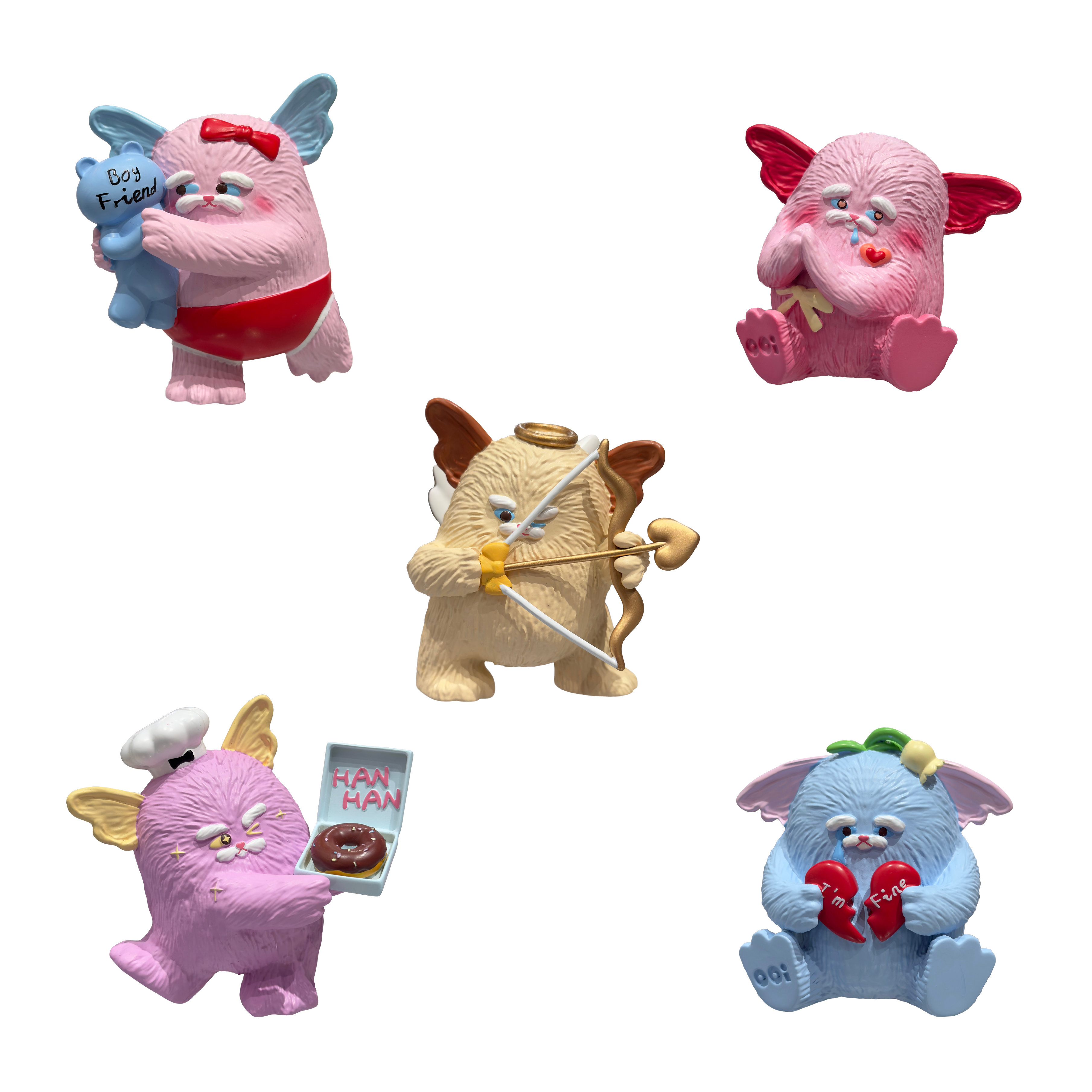 憨憨 HANHAN -  Taste of Love Bag Charm Blind Box 盲盒