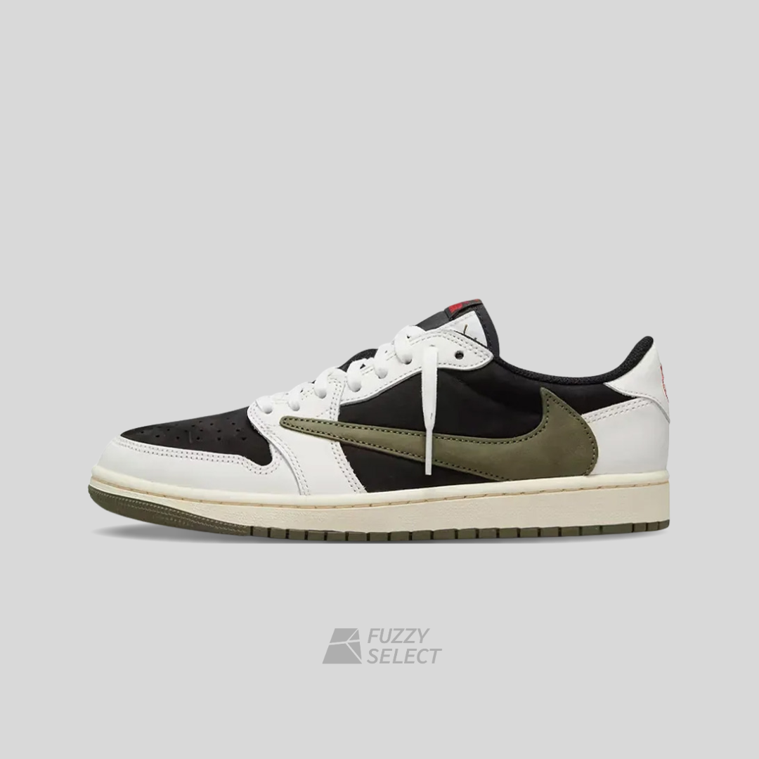 【逢甲FUZZY】Travis Scott x W Air Jordan 1 Low OG "Medium Olive" 黑橄欖綠 DZ4137-106