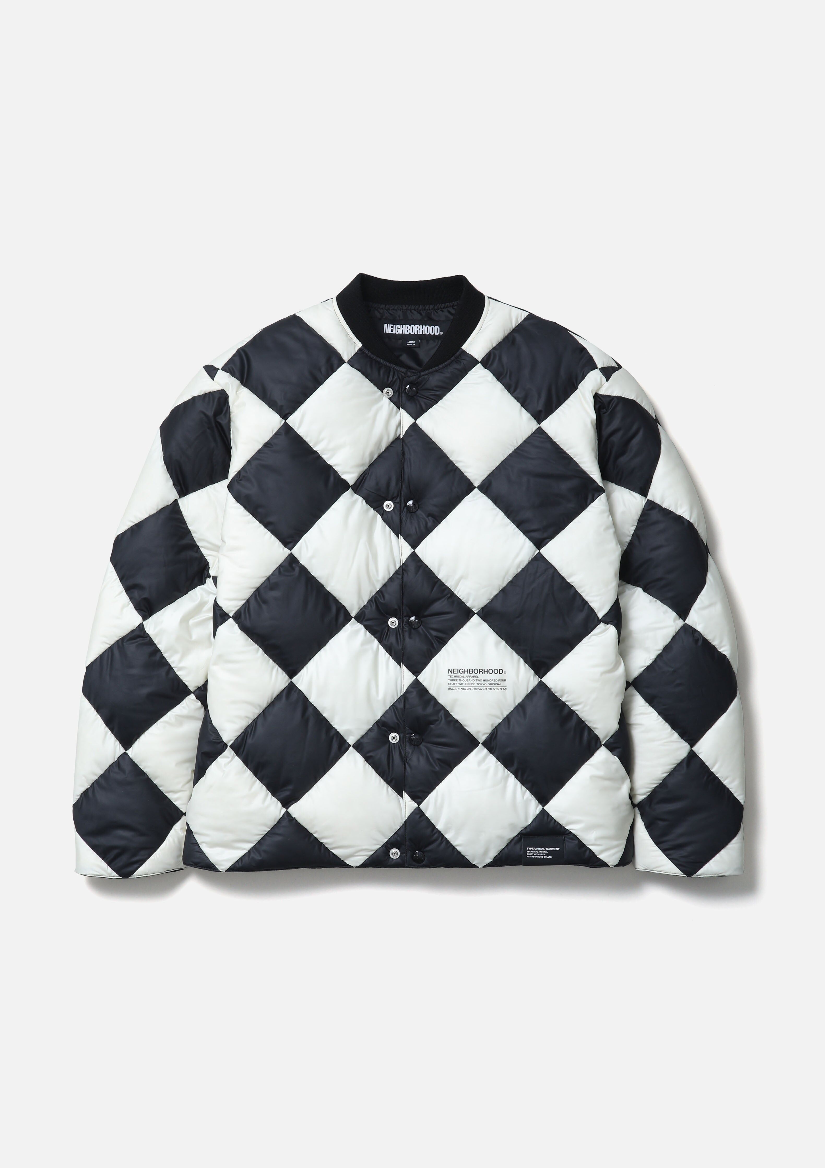 『代購商品』2025AW NEIGHBORHOOD NBHD CHECKER DOWN JACKET 外套 252TSNH-JKM12