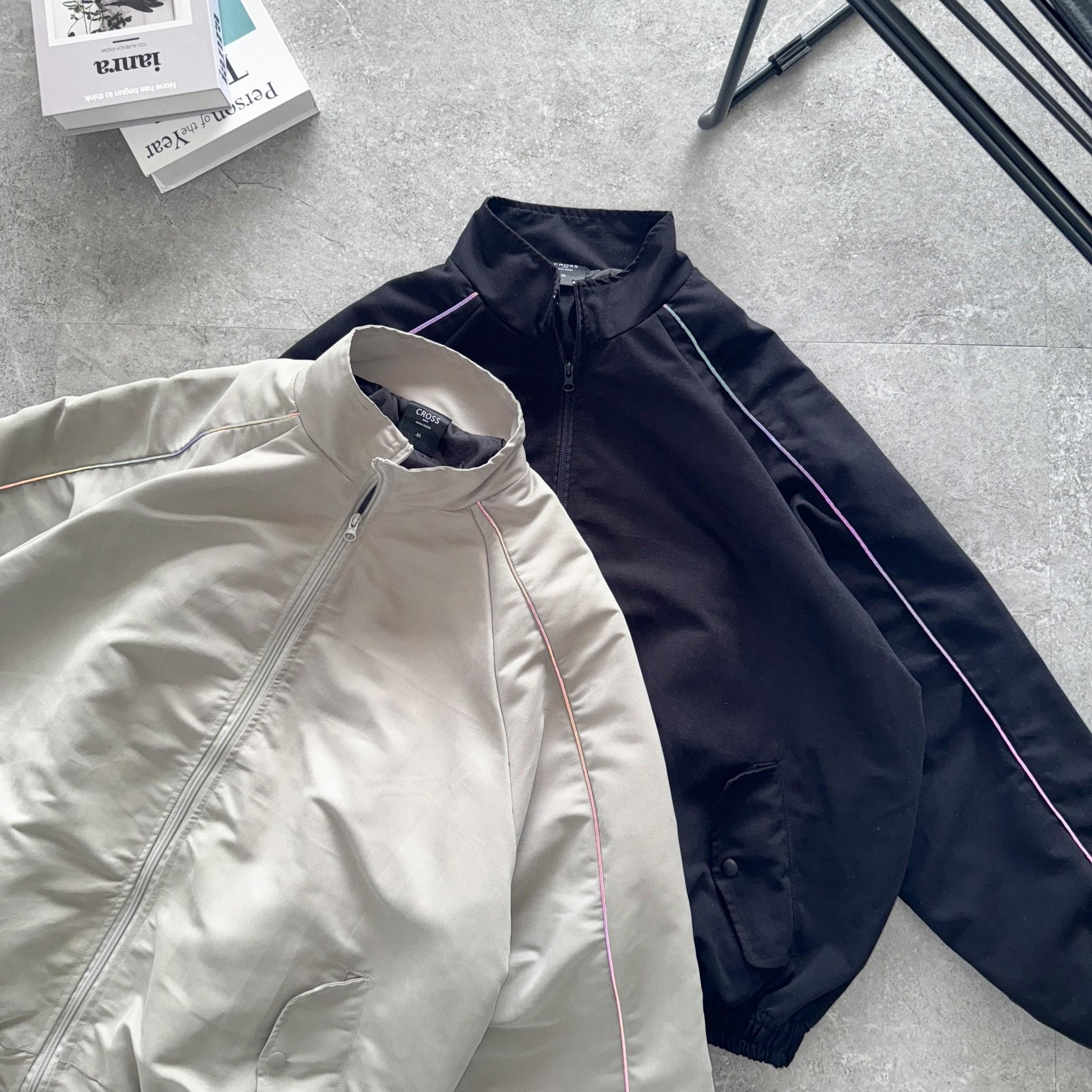 立領反光條外套 98183