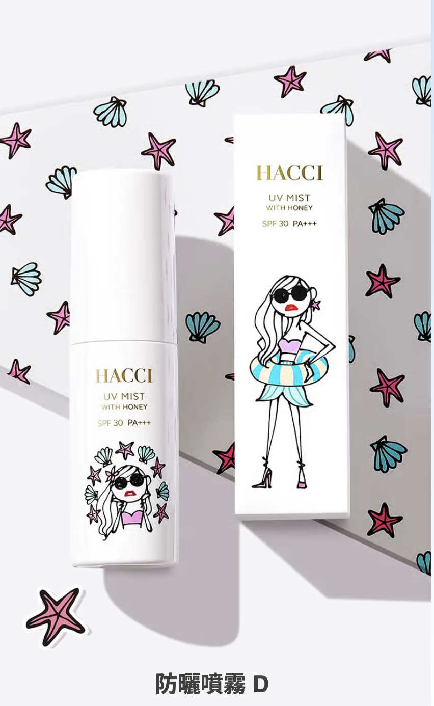 日本HACCI Honey UV 2026 Collection 限定人氣UV 系列
