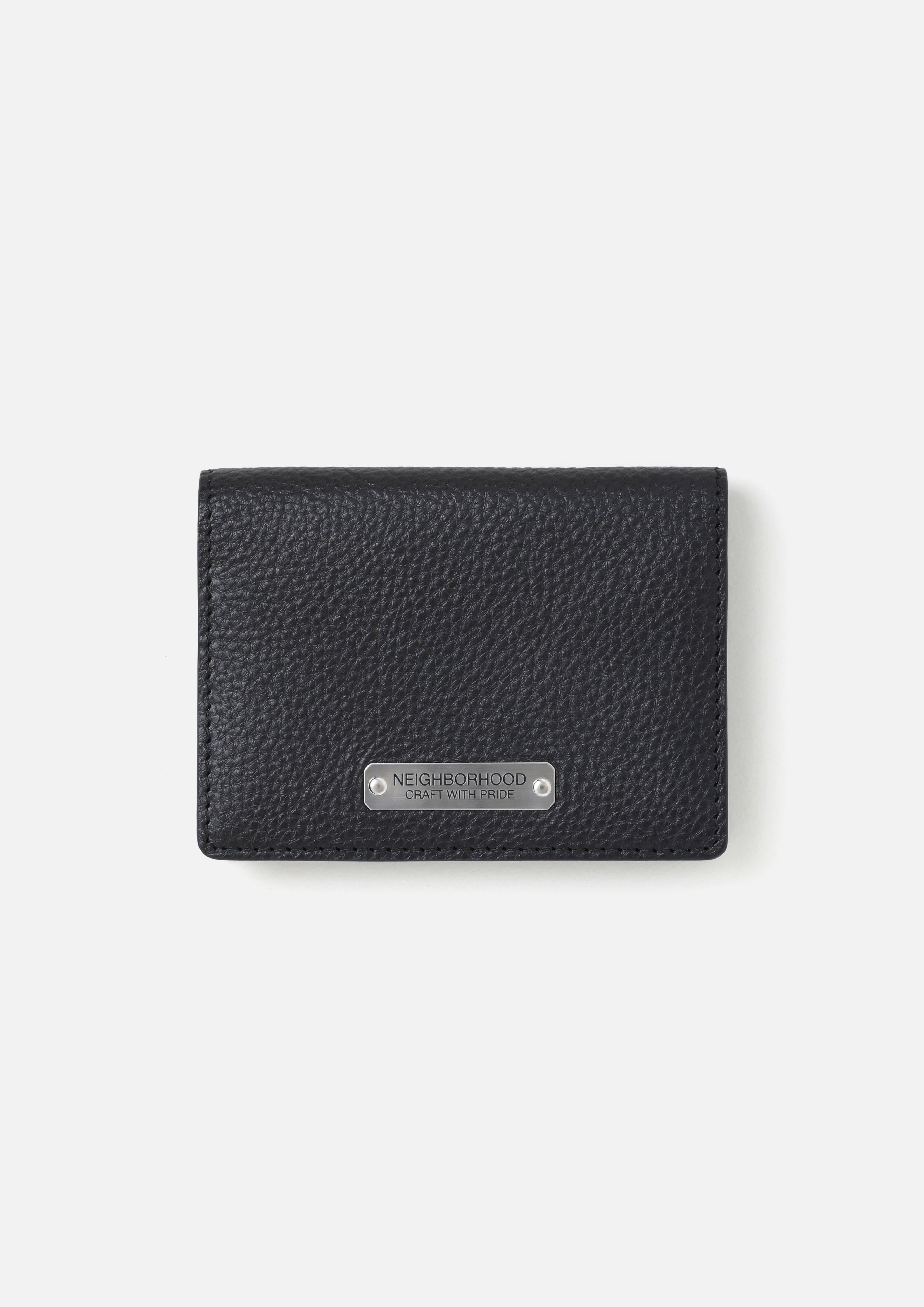 2025AW NEIGHBORHOOD NBHD LEATHER CARD CASE 牛皮 皮革 卡片夾 名片 卡夾 2色 現貨 252MVNH-AC02