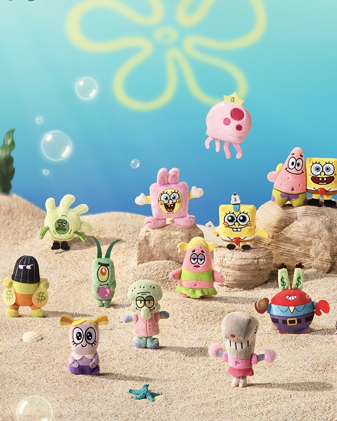 海綿寶寶 比奇堡一日遊 吊飾 鑰匙圈 磁吸 磁鐵 冰箱貼 貼貼盲袋 / 預購