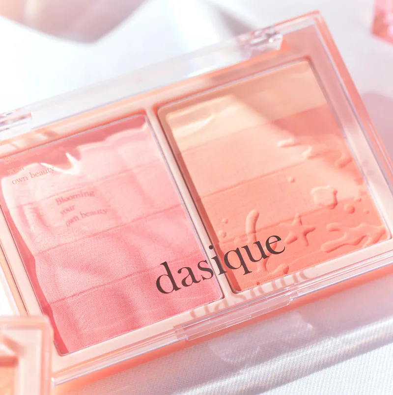 現 貨丨Dasique 雙色漸變胭脂盤 01 Summer Coral