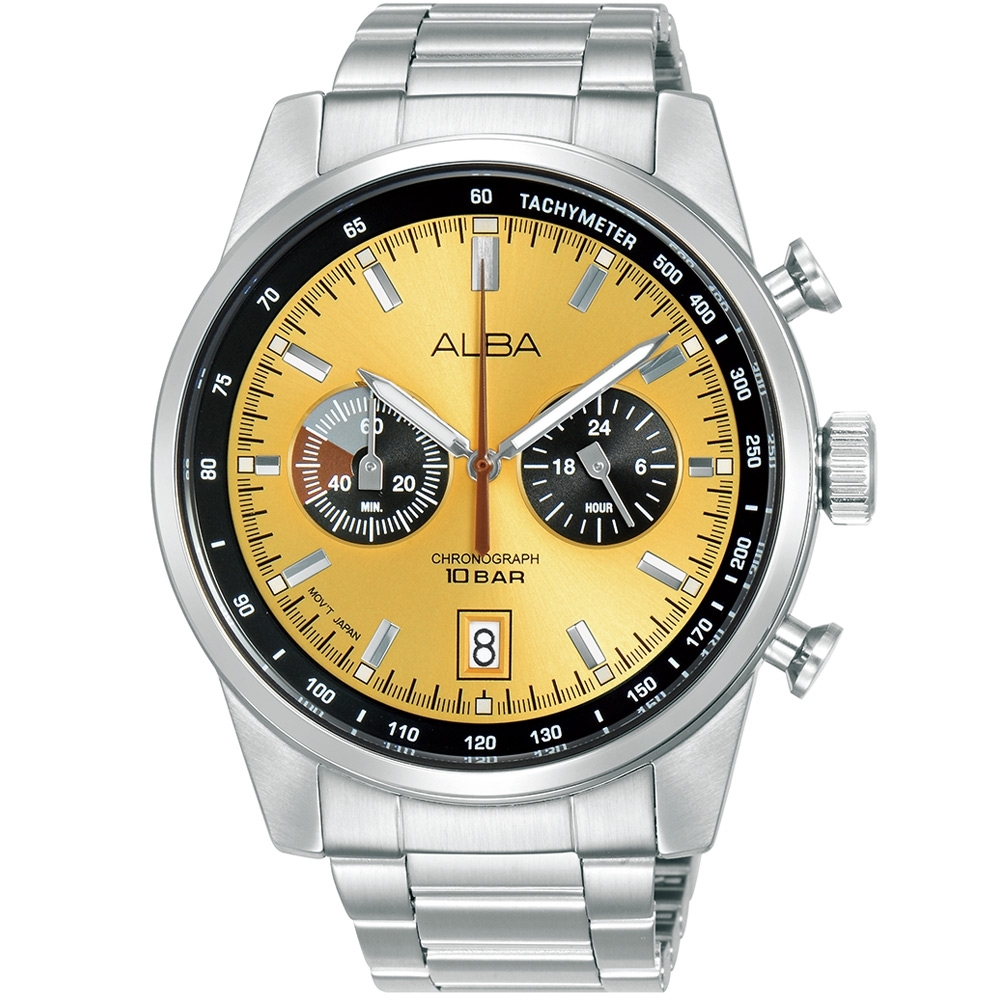 【ALBA 雅柏】東京潮流•勇銳黃蜂VK64-X001Y 44mm 現代鐘錶