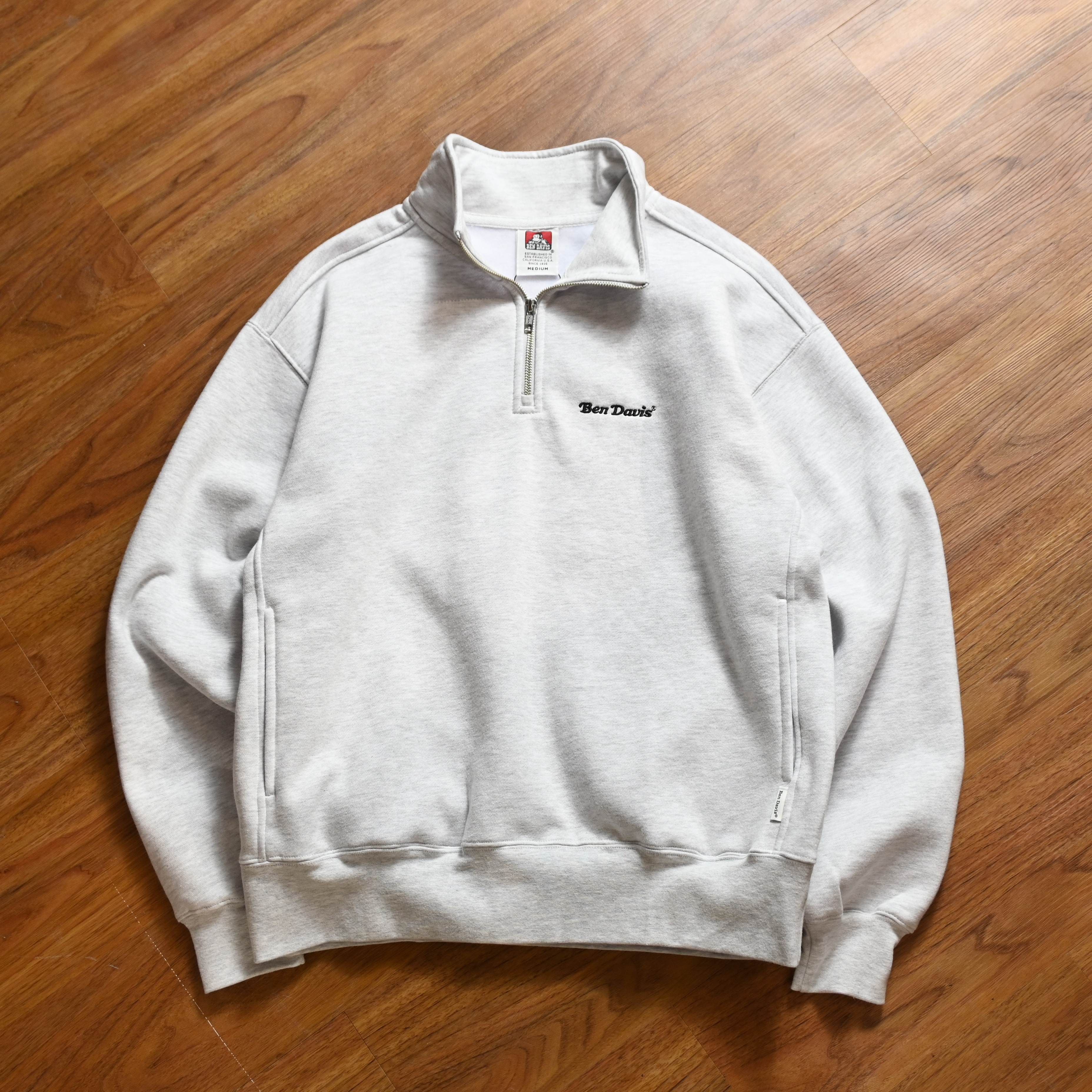 Ben Davis JP Logo Half Zip Sweatshirt