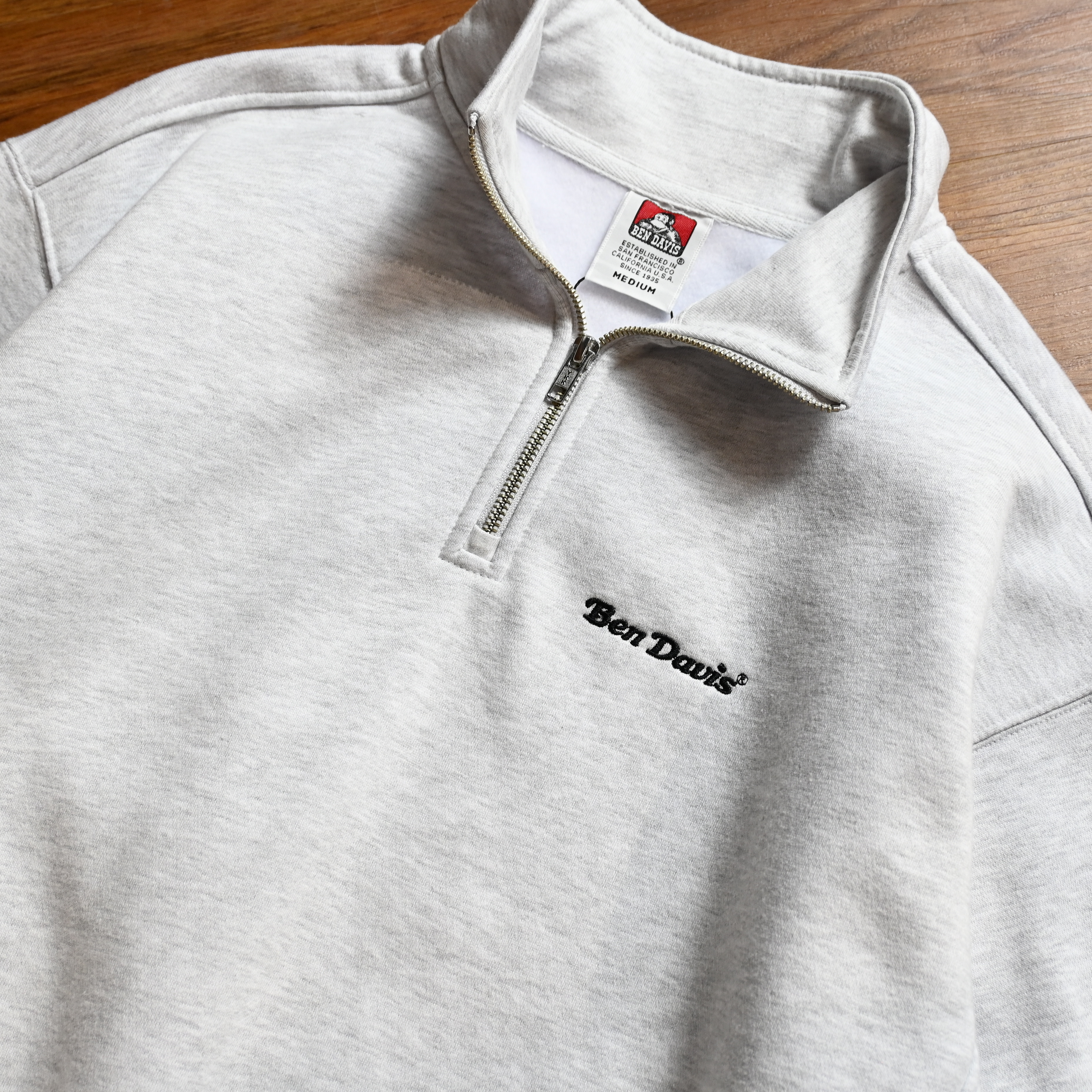 Ben Davis JP Logo Half Zip Sweatshirt