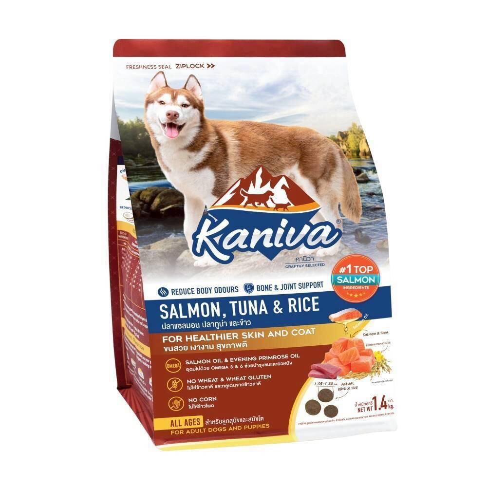 泰國Kaniva全齡犬狗糧1.4kg - 鮭魚+鮪魚+米配方