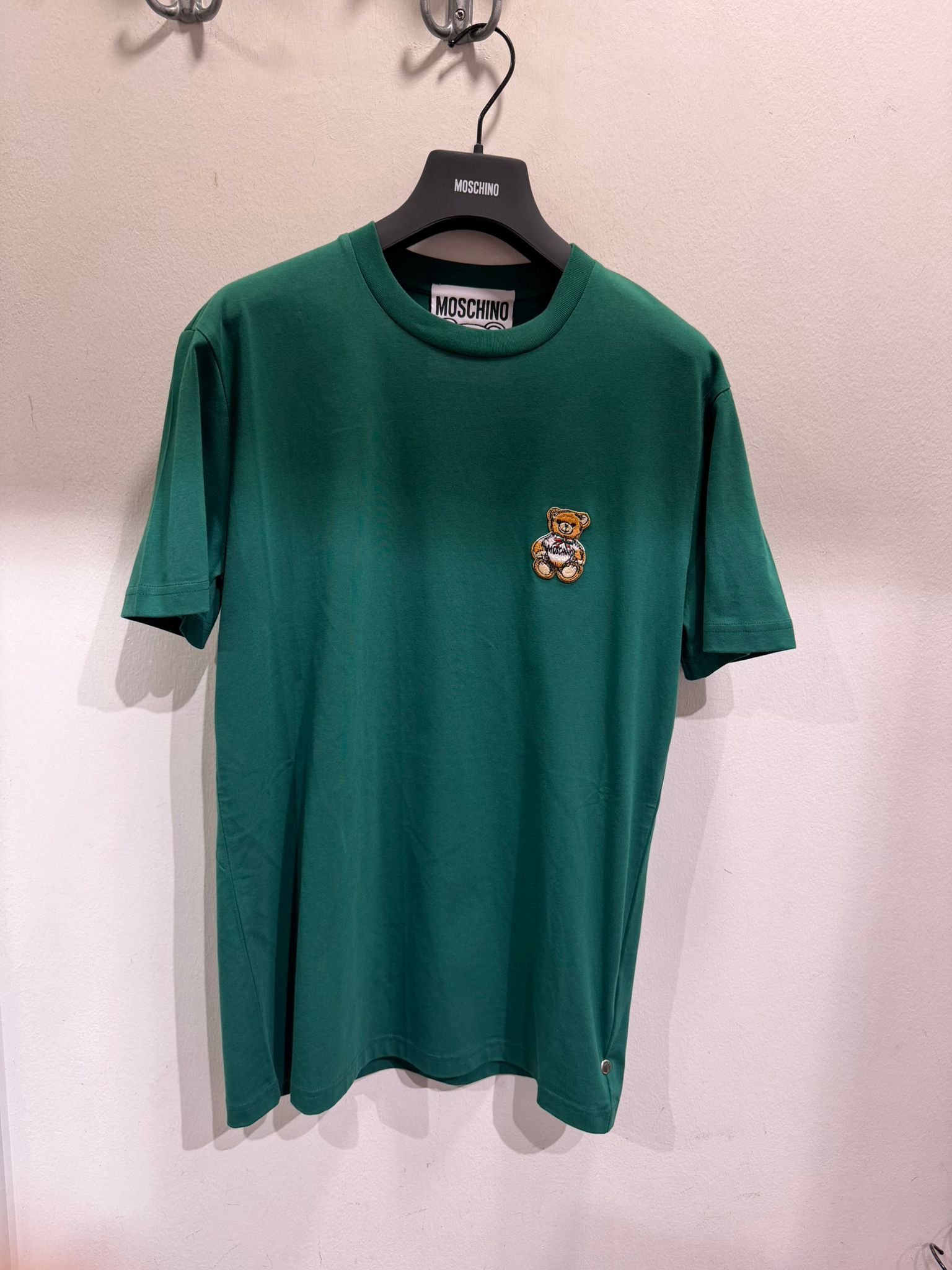 【預購】AE112626 Moschino 胸口小熊男裝短袖T恤