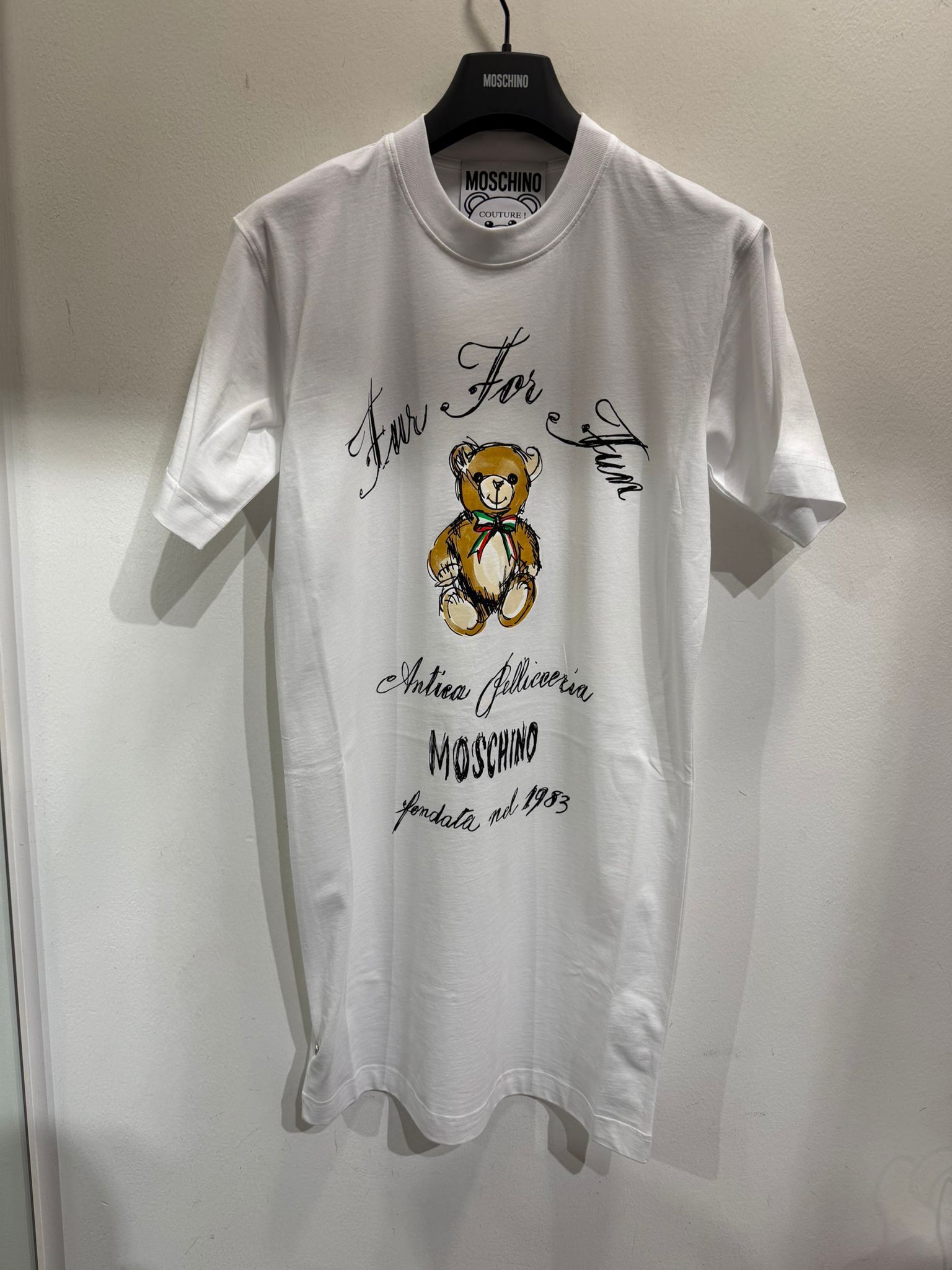 【預購】AE112627 Moschino 泰迪熊女裝短袖裙子