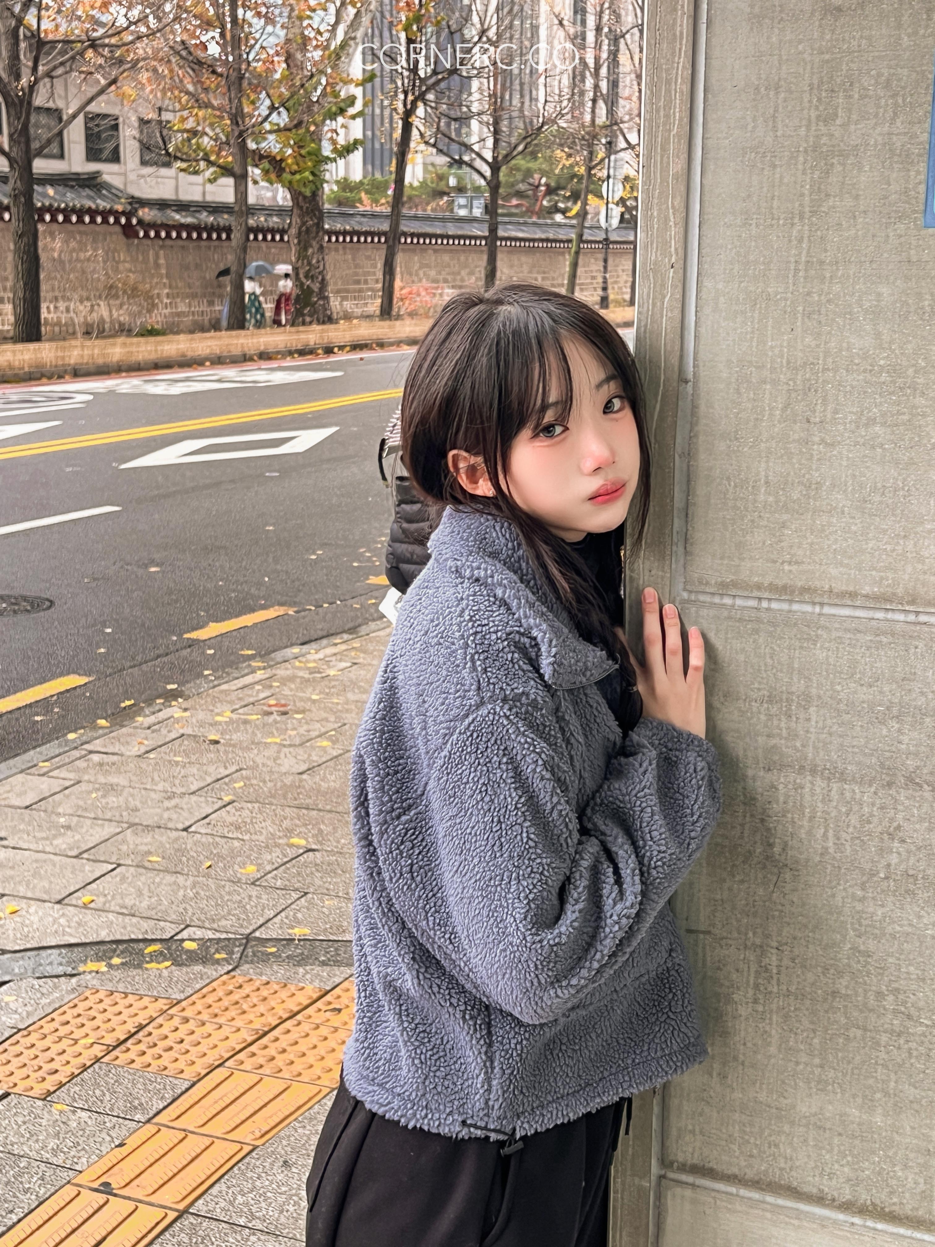 可愛大口袋羊羔毛翻領外套〈🇰🇷DAY 1〉