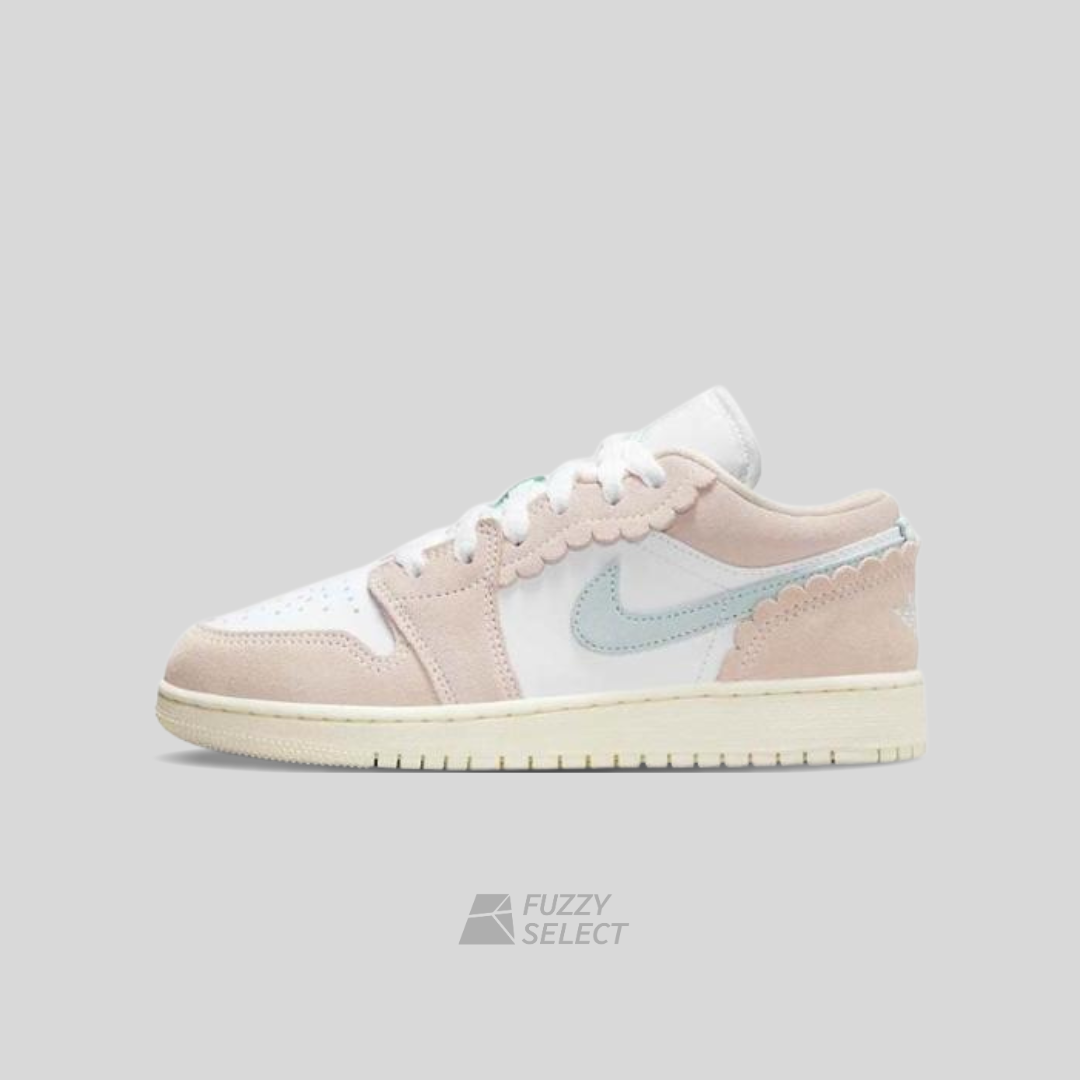 【逢甲FUZZY】Air Jordan 1 Low GS "Guava Ice"  花邊 波浪 粉綠 DZ5356-800