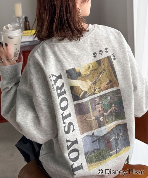 日本🇯🇵連線 Classical Elf  x Disney 玩具總動員 反派角色印花抓絨衛衣 阿薛 熊抱哥 印花 大學T 套頭衫 衛衣 長袖 3色(任買兩件711免運)/預購