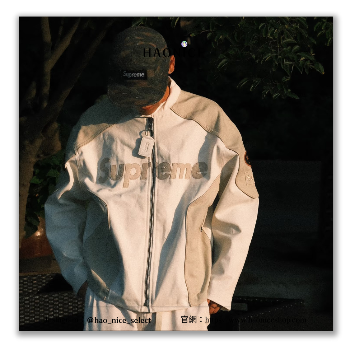 【HAO NICE】帥到不行🤩Supreme x Vanson Leathers x Cordura 🇺🇸皮革刺繡風 復古外套 牛仔外套