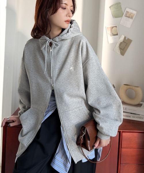 日本🇯🇵連線 Classical Elf 抓絨襯裡雙拉鍊連帽外套 連帽衫 雙拉鍊 夾克 外套 連帽外套 長袖 5色(任買兩件711免運)/預購